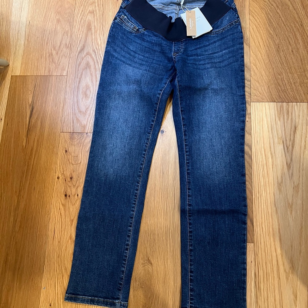 BNWT Seraphine Lucas Slim-Leg Under Bump Maternity Jeans (US size 4, UK size 8)